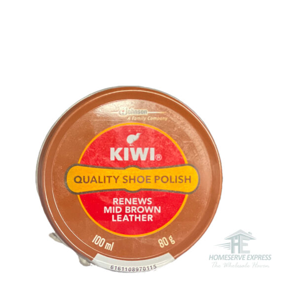 Kiwi Show Polish 100ml Mid Brown